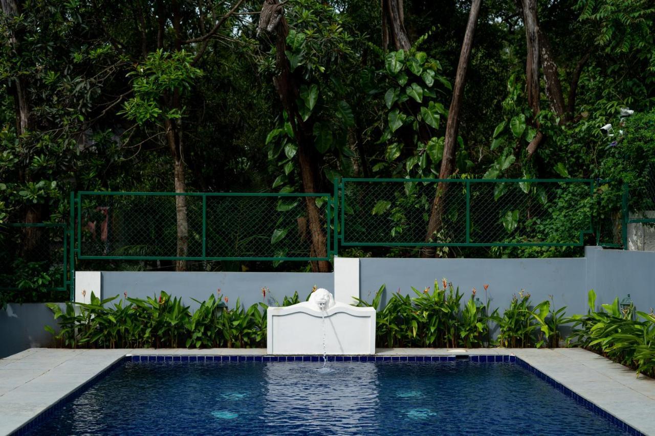 Elivaas 5 Bhk With Pvt Pool, Entertainment Room & Glass House - Bludoor Marmagao Buitenkant foto